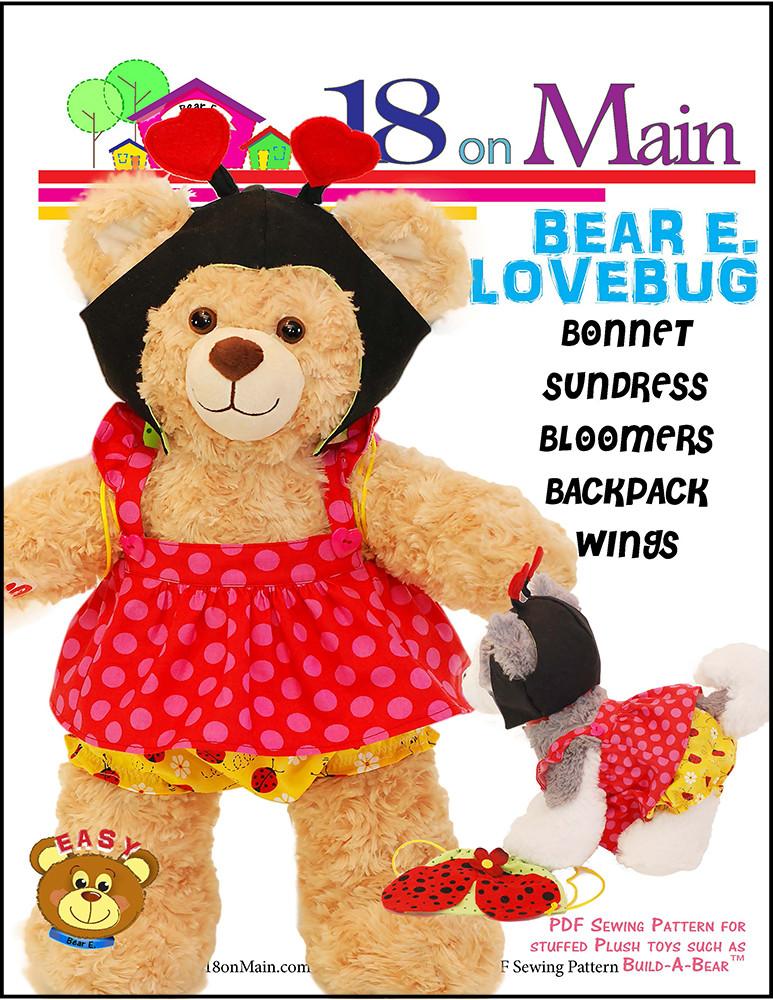 Bear E. Lovebug Pattern for Build-A-Bear Dolls