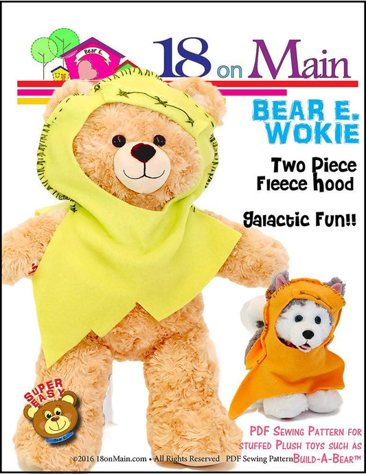 Bear E. Wokie Pattern for Build-A-Bear Dolls