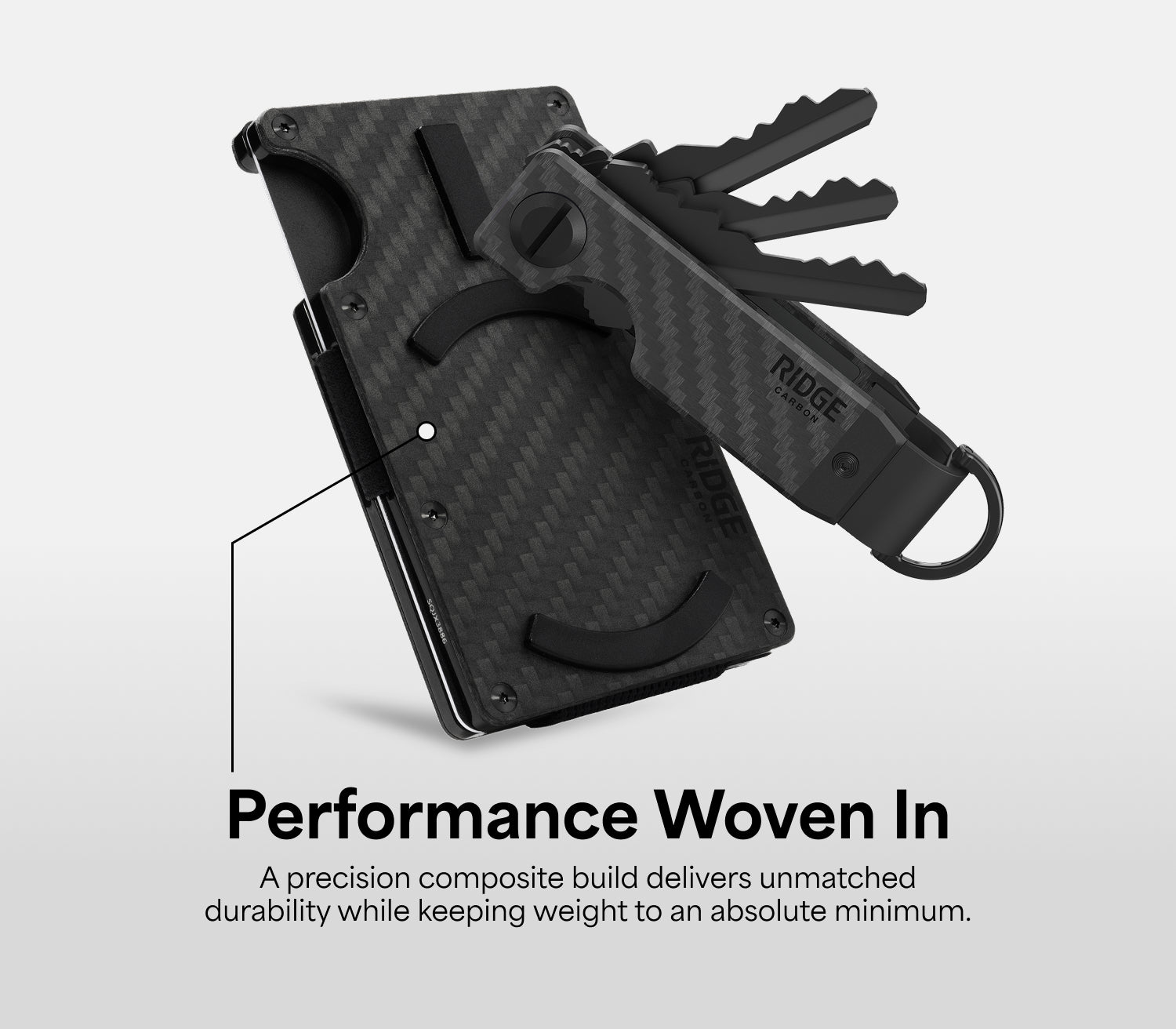 Ridge Wallet For MagSafe - Matte Black