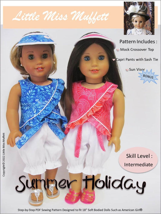 Summer Holiday Pattern For 18 Inch Dolls
