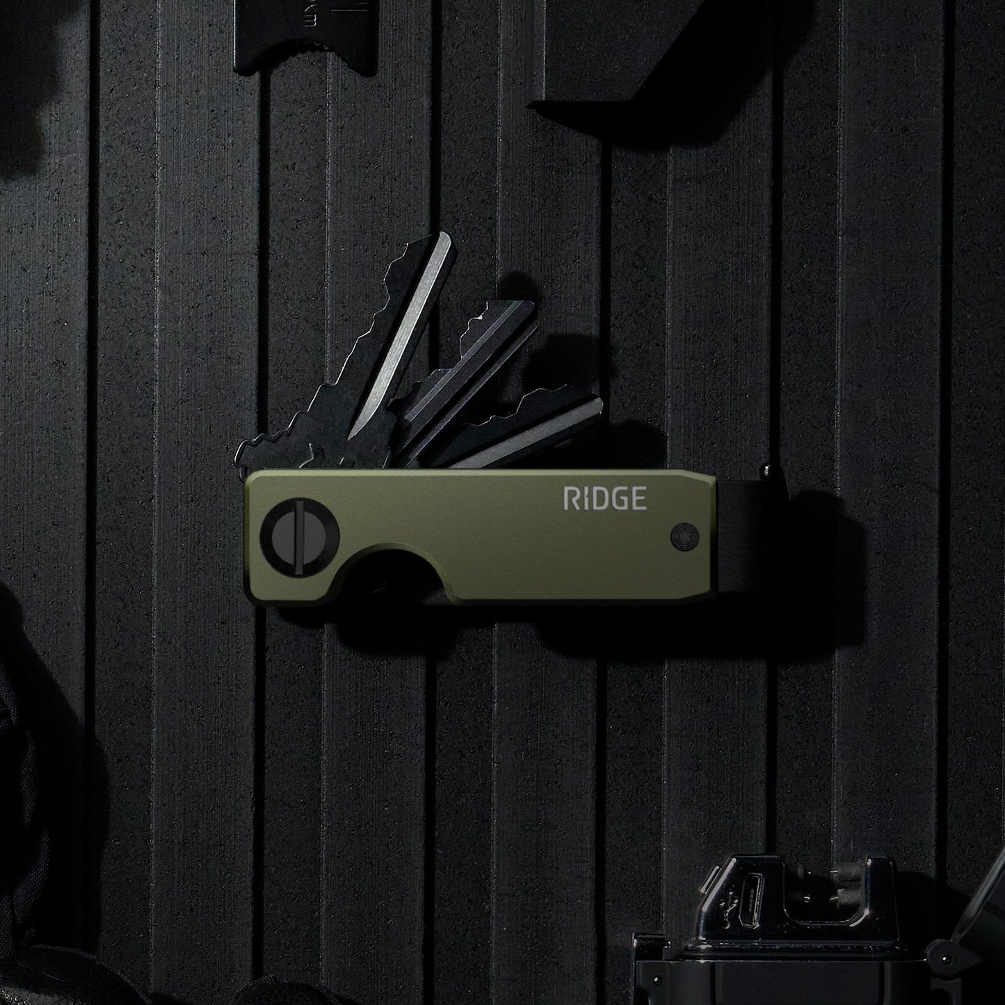 Ridge KeyCase - Matte Olive
