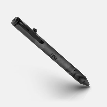 Ridge Bolt Action Pen - Forged Carbon