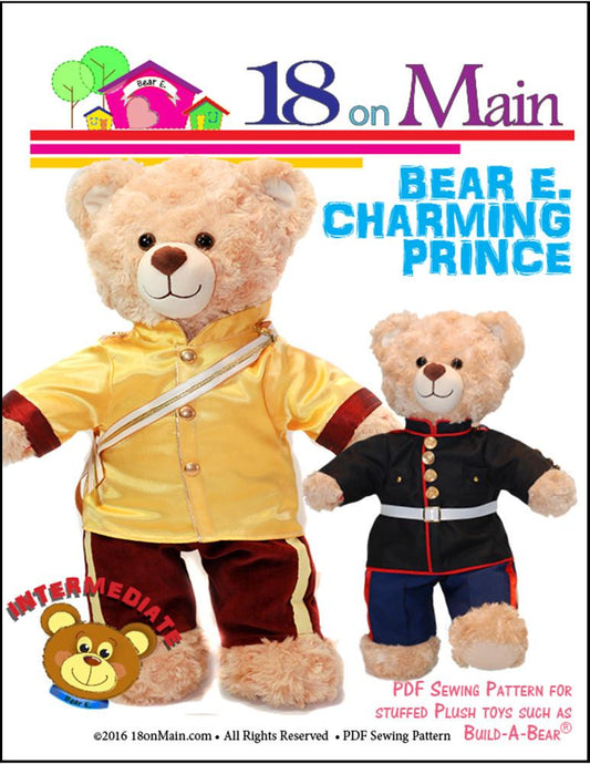 Bear E. Charming Prince Pattern for Build-A-Bear Dolls